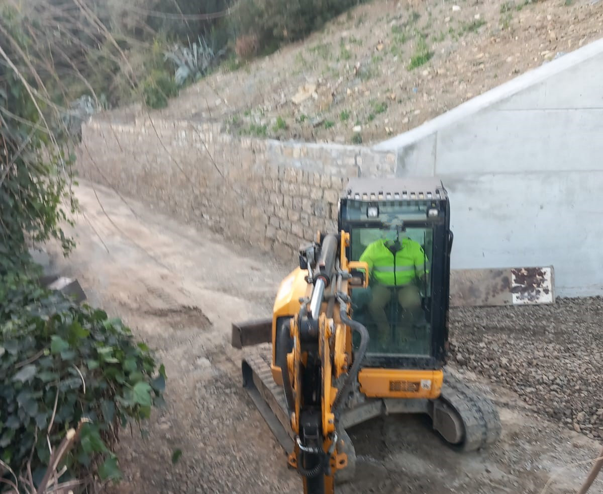 La ruspa in azione La ruspa in azione