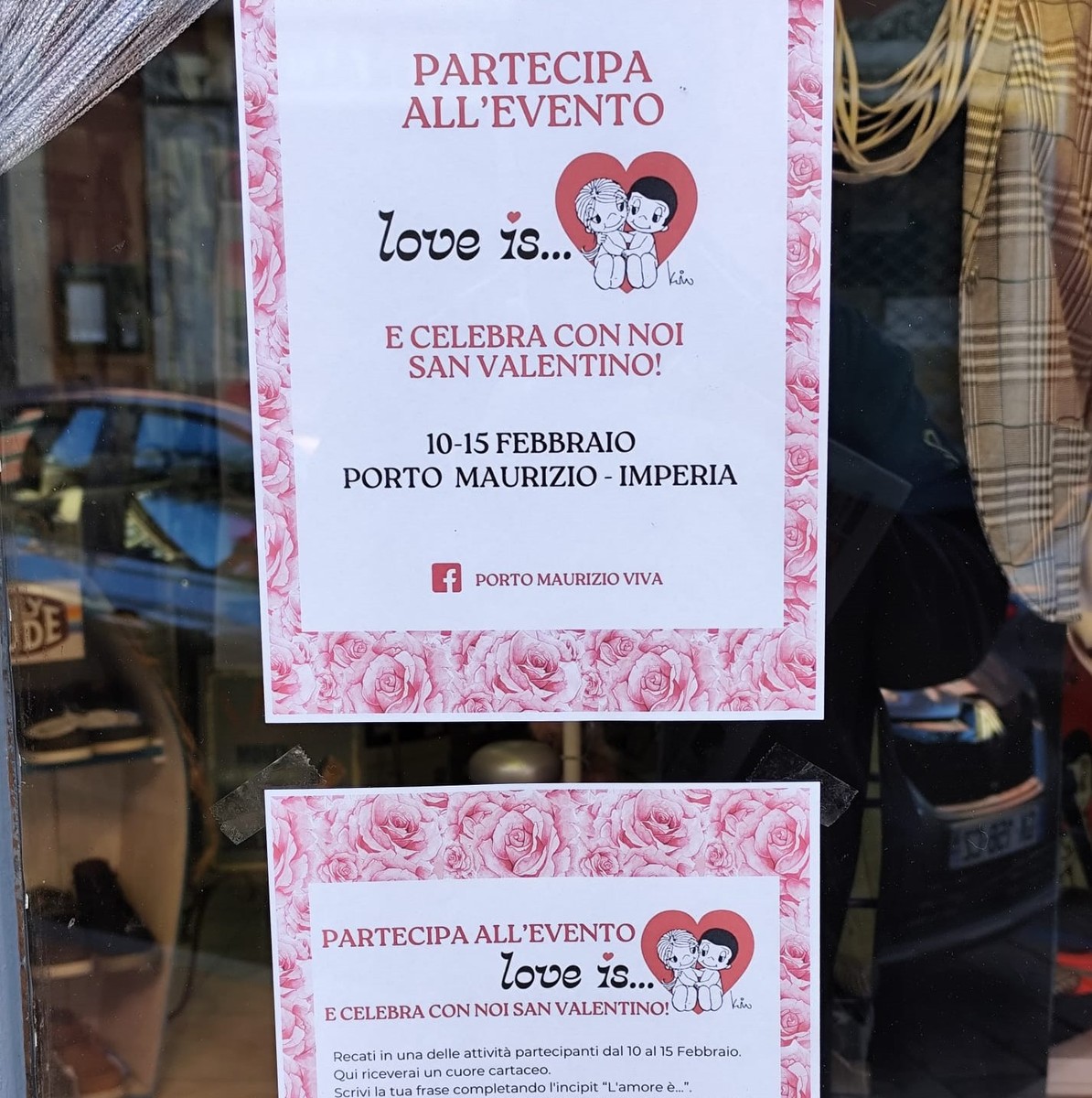A Porto Maurizio la settimana d’amore con “L’amore è…” entra nel vivo