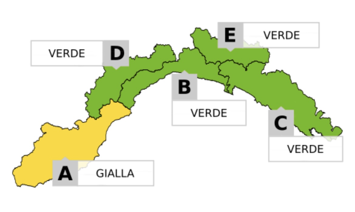 Maltempo sul Ponente: confermata l'allerta gialla, in arrivo forti piogge e innalzamento dei corsi d'acqua Maltempo sul Ponente: confermata l'allerta gialla, in arrivo forti piogge e innalzamento dei corsi d'acqua
