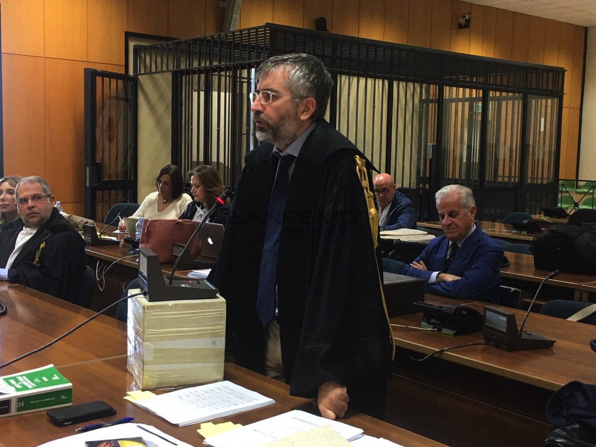Le immagini dall'aula bunker del tribunale di Reggio Calabria Le immagini dall'aula bunker del tribunale di Reggio Calabria