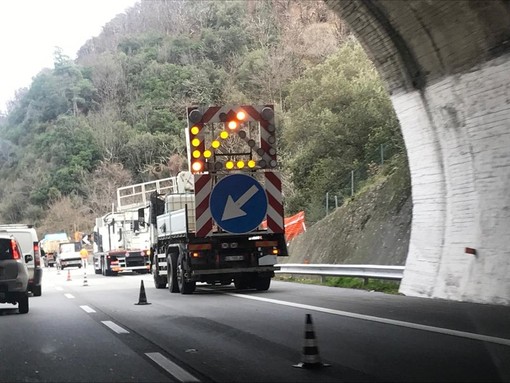 Viabilità: i cantieri della prossima settimana sulla A10 (Savona-Ventimiglia) e sulla A6 (Torino-Savona)