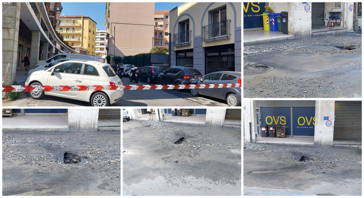 Imperia, guasto all'acquedotto: chiusa al traffico via Foce (foto) Imperia, guasto all'acquedotto: chiusa al traffico via Foce (foto)