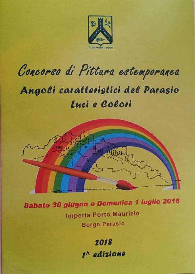 Imperia: al via la prima edizione del Concorso di pittura estemporanea &quot;Angoli caratteristici del Parasio. Luci e Colori&quot;