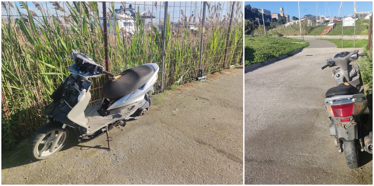 Tra gli yacht lussuosi anche una discarica e moto abbandonate