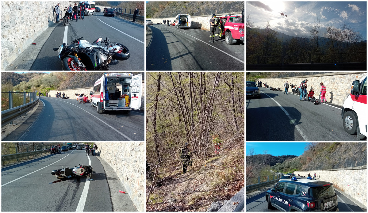 Incidente sulla 28, coinvolti due motociclisti: sono gravi (foto e video) Incidente sulla 28, coinvolti due motociclisti: sono gravi (foto e video)