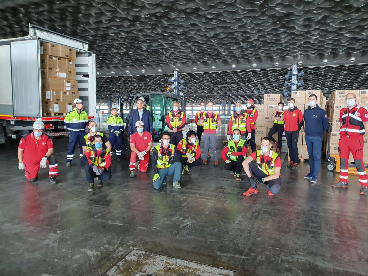 Scaricate a Genova altri 2 milioni di mascherine chirurgiche e oltre 100 mila FFP2