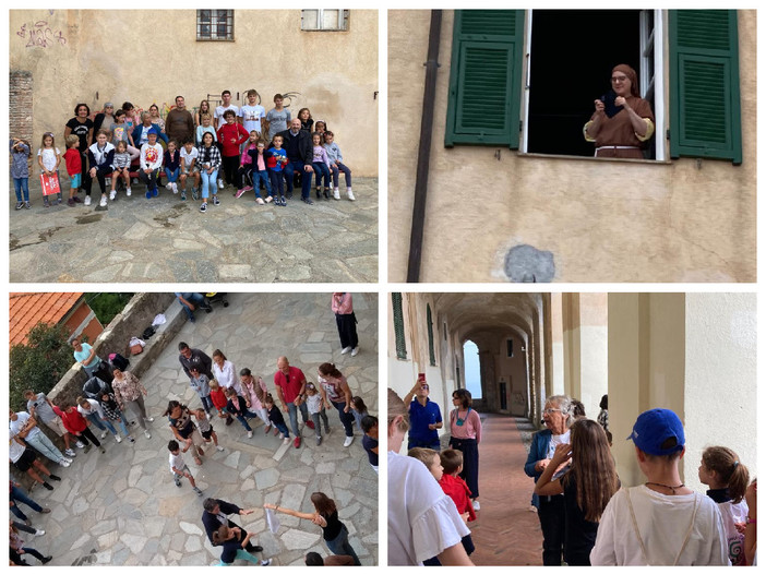Imperia, bambini oltre la grata: seconda tappa di “Pellegrini in città’ nel Monastero di Santa Chiara al Parasio (foto)