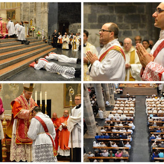 Diano Marina, don Andrea ordinato sacerdote: sarà vice parroco nella Chiesa di Sant'Antonio Abate (foto)