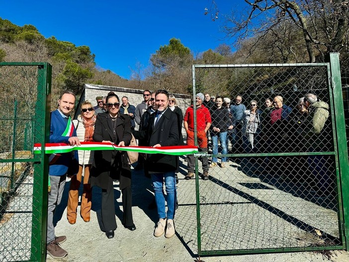 Acqua e agricoltura, inaugurati a Villa Faraldi i lavori sulle vasche e la condotta irrigua