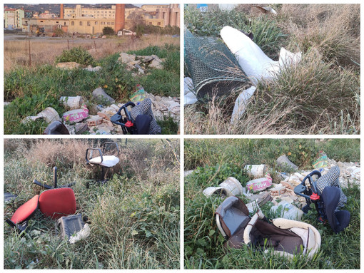Imperia, a pochi passi dalle ex ciminiere una discarica a cielo aperto (foto) Imperia, a pochi passi dalle ex ciminiere una discarica a cielo aperto (foto)