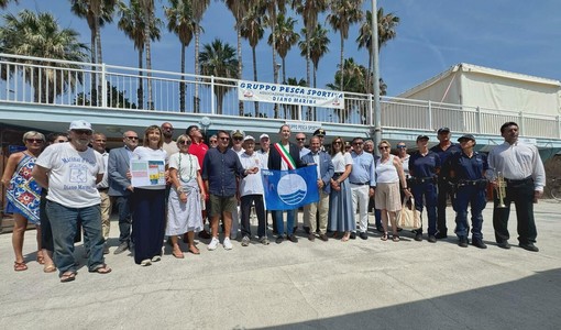 Settima bandiera blu consecutiva per Diano Marina Settima bandiera blu consecutiva per Diano Marina