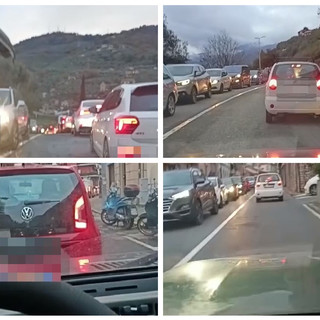 Traffico in tilt a Imperia, lo sfogo di un automobilista esasperato: "Questi sono i nostri amministratori, vergognatevi!" (video)
