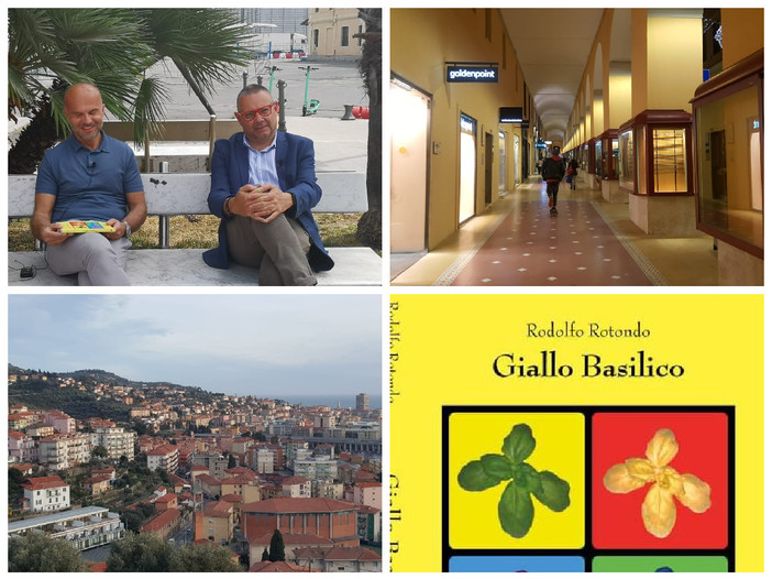 ‘Giallo Basilico’, il secondo libro di Rodolfo Rotondo ambientato a Imperia: videointervista all’autore sui luoghi del romanzo