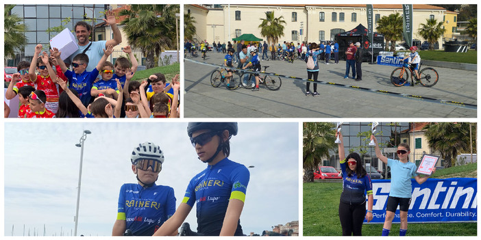 Ciclismo, incetta di titoli regionali per l'Uc Raineri Imperia nelle specialità gimkana e sprint (foto)