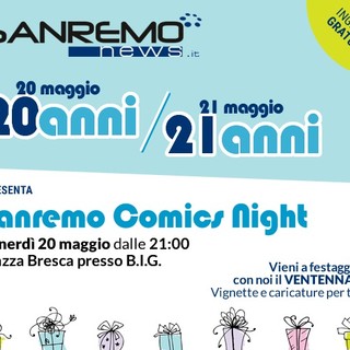 Stasera si festeggia il ventennale di Sanremo News al BIG di piazza Bresca