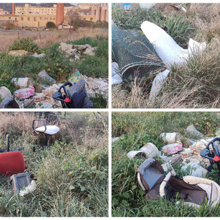 Imperia, a pochi passi dalle ex ciminiere una discarica a cielo aperto (foto)