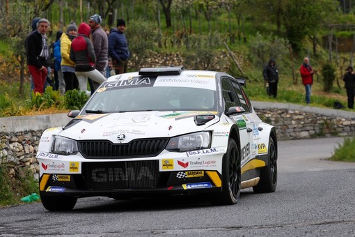 Pieve di Teco, Federico Gangi primo leader del Rally della Valle Arroscia