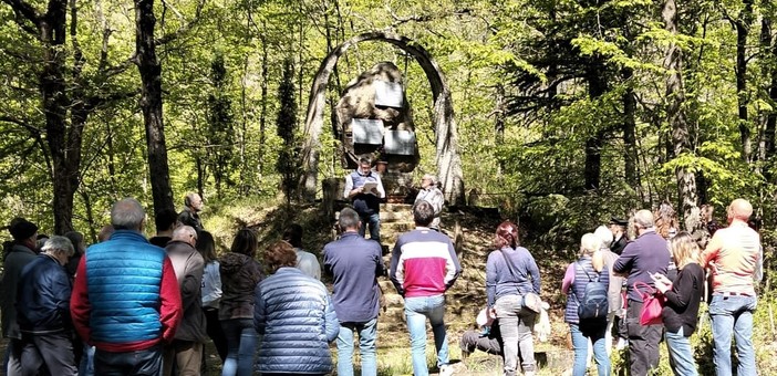 Un momento della commemorazione