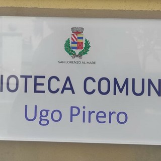San Lorenzo al Mare inaugura la nuova biblioteca comunale “Ugo Pirero”