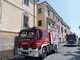 Imperia, incendio al piano terra sul lungomare del Prino (foto)