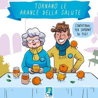 Le ‘Arance della Salute’: fondazione Airc sabato in provincia affrontare il cancro insieme