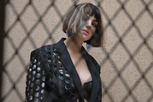 Arisa sul Suzuki Stage in piazza Colombo a Sanremo