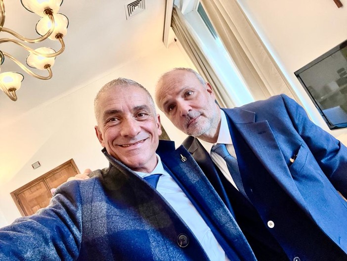 Da sinistra, Andrea Costa e il Ministro Orazio Schillaci Da sinistra, Andrea Costa e il Ministro Orazio Schillaci