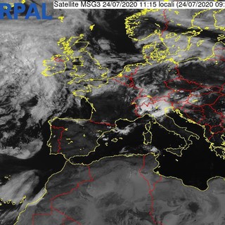 Maltempo in arrivo sulla Liguria: allerta 'gialla' per temporali sulla nostra provincia prolungata fino alle 20