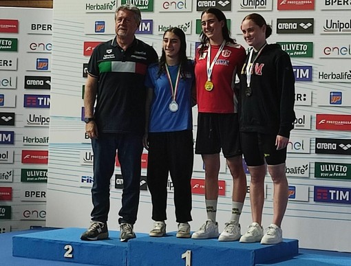 Rari Nantes Olio Raineri, Anna Balbis vince il bronzo ai Campionati italiani invernali