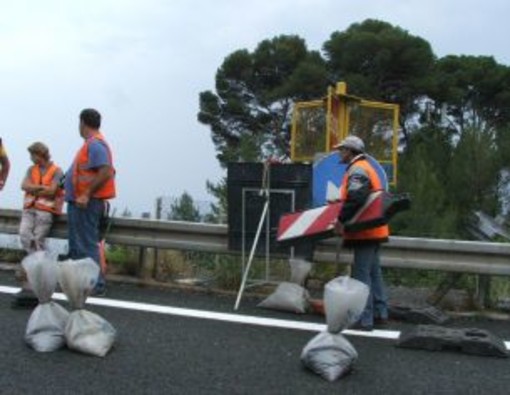 I cantieri attivi sull'Autostrada dei Fiori tra il 26 novembre ed il 2 dicembre