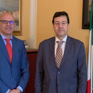 Imperia: il presidente della Provincia ha incontrato il nuovo Questore Pietro Milone Imperia: il presidente della Provincia ha incontrato il nuovo Questore Pietro Milone