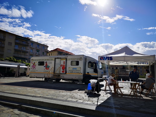 Sanremo: ottimo 'bottino' per la giornata di donazione del sangue di Avis ieri in piazza Colombo