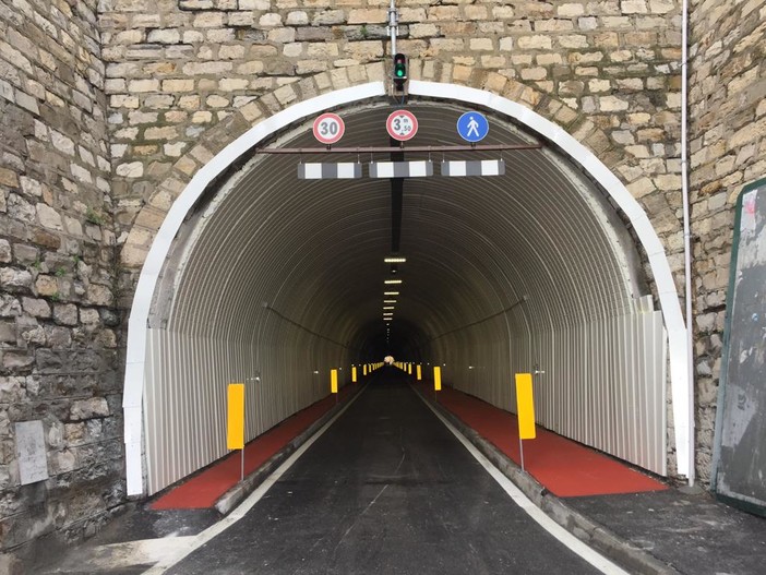 Imperia: scatta il limite dei 30 km orari in galleria Gastaldi, firmata l'ordinanza