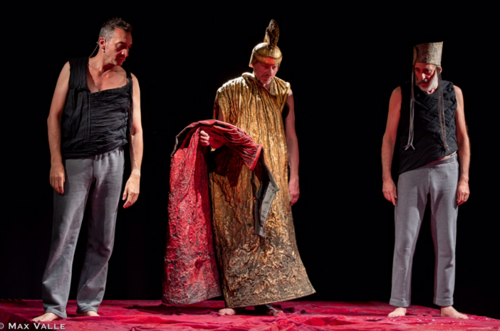 Prove aperte al Teatro Cavour di Imperia dell'Aiace di Sofocle Prove aperte al Teatro Cavour di Imperia dell'Aiace di Sofocle