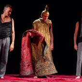 Prove aperte al Teatro Cavour di Imperia dell'Aiace di Sofocle Prove aperte al Teatro Cavour di Imperia dell'Aiace di Sofocle