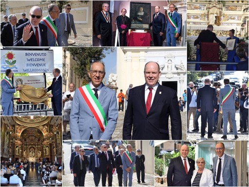 Le immagini della giornata di Alberto II di Monaco a Sanremo