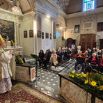 Fede e vicinanza a Borgomaro, il vescovo Mario Oliveri in visita agli anziani della Orengo-Demora Fede e vicinanza a Borgomaro, il vescovo Mario Oliveri in visita agli anziani della Orengo-Demora