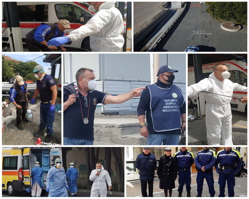 Diano Marina: 1755 ore di pattugliamento della polizia municipale in contrasto alla diffusione del coronavirus nel 2020 (Foto)