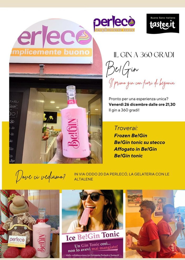 Be!Gin a 360°: l’evento che rivoluziona il gusto nel cuore di Albenga