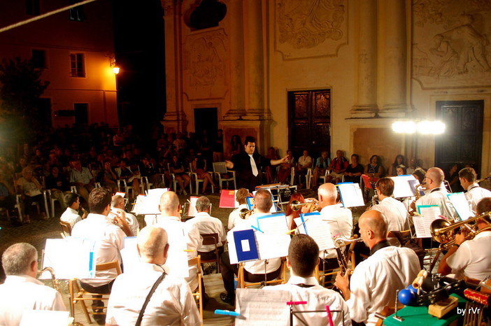 Concerto della Banda Musicale di Pompeiana al Parasio di Imperia