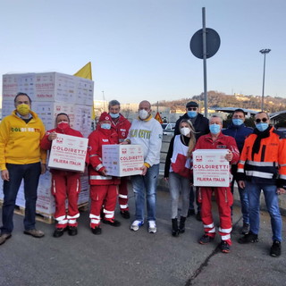 Coldiretti Genova vicina al territorio con i pacchi della solidarietà