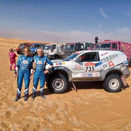 Dakar Classic 2025, il dianese Luciano Carcheri e Fabrizia Pons si raccontano Dakar Classic 2025, il dianese Luciano Carcheri e Fabrizia Pons si raccontano
