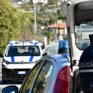I controlli della polizia municipale in provincia di Imperia