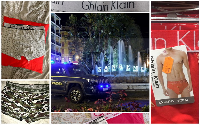 Slip e intimo con un marchio che imitava perfettamente 'Calvin Klein': oltre duemila capi sequestrati in provincia