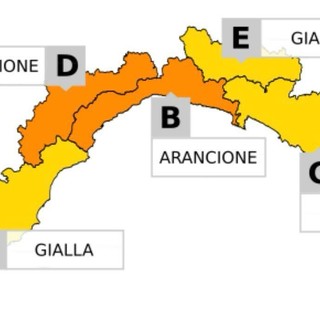 Maltempo in Liguria, Arpal rimodula l’allerta: gialla a Ponente, arancione nel centro regione