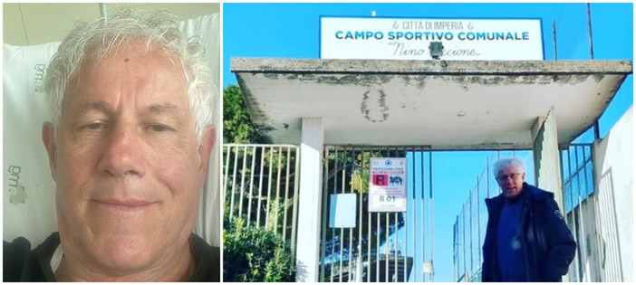 "Un infarto improvviso e inaspettato",  la paura di Enrico 'Chicco' Lombardi ex bandiera dell’Imperia raccontata sui social