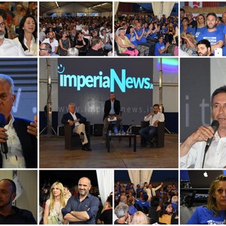 I 1000 volti del dibattito pubblico alla festa di Ineja organizzato da Imperia News, la fotogallery della serata (Foto)