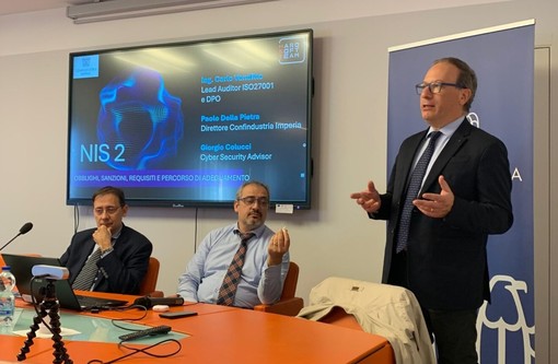 Cybersicurezza, gli obblighi per imprese al centro di un convegno di Confindustria Imperia