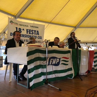 A Camporosso, la 18a edizione della festa del pensionato organizzata da Fnp Cisl Savona-Imperia: “Vogliamo risposte dal Governo” (video)