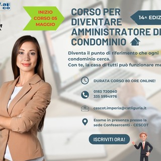 Imperia, al via la 14ª edizione del corso per Amministratori di Condominio. Formazione online e flessibilità per una professione in crescita
